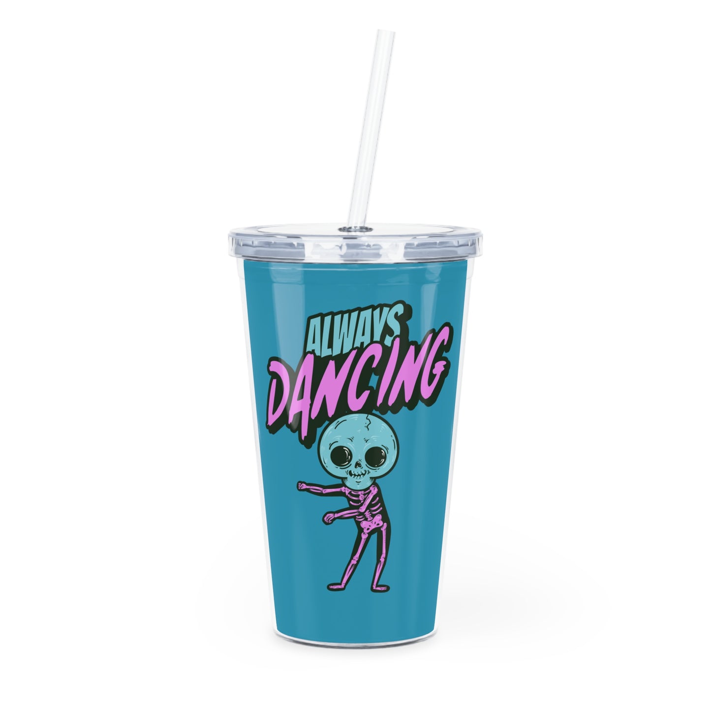 Always Dancing Tumbler with Straw