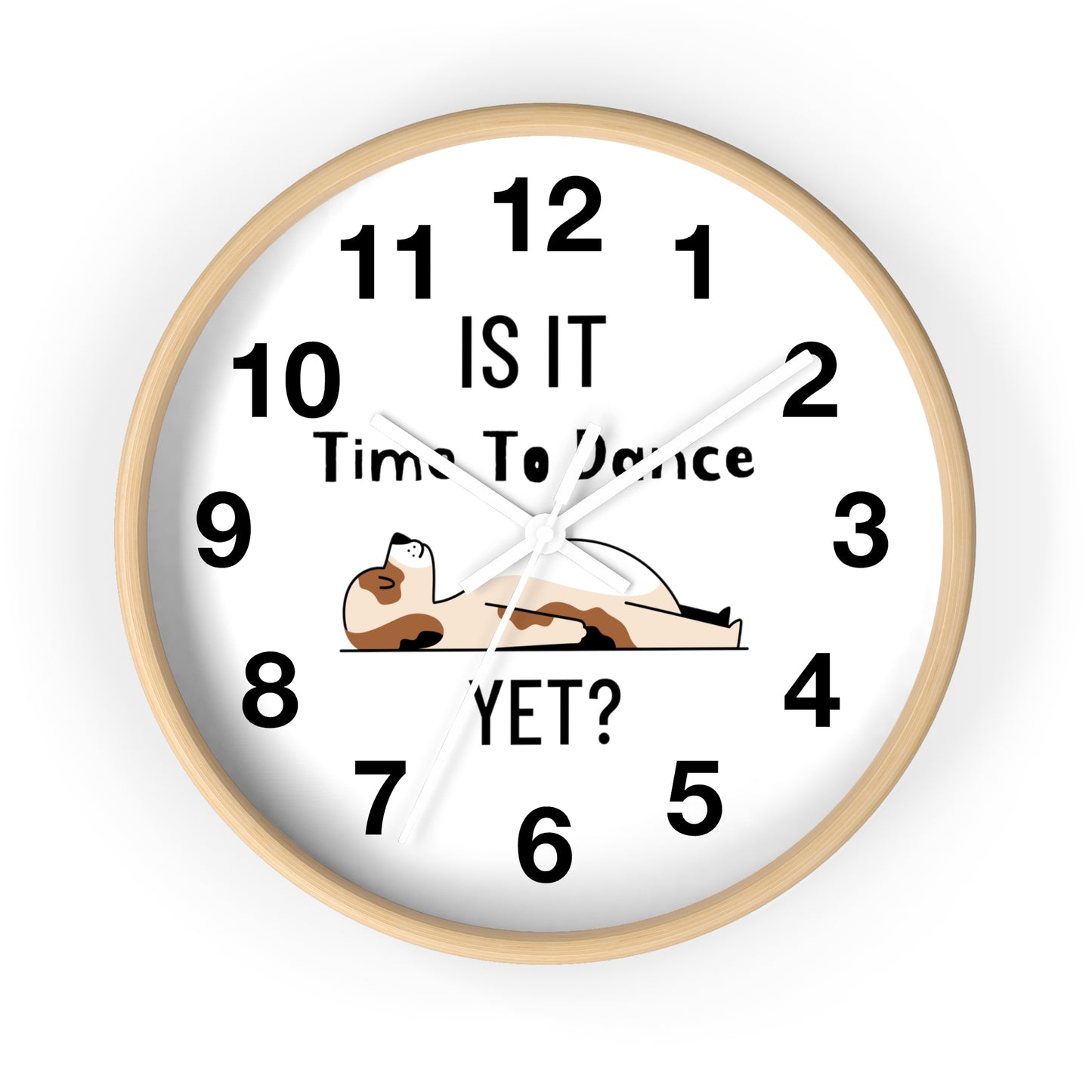 Is It Time To Dance Yet? Wall Clock