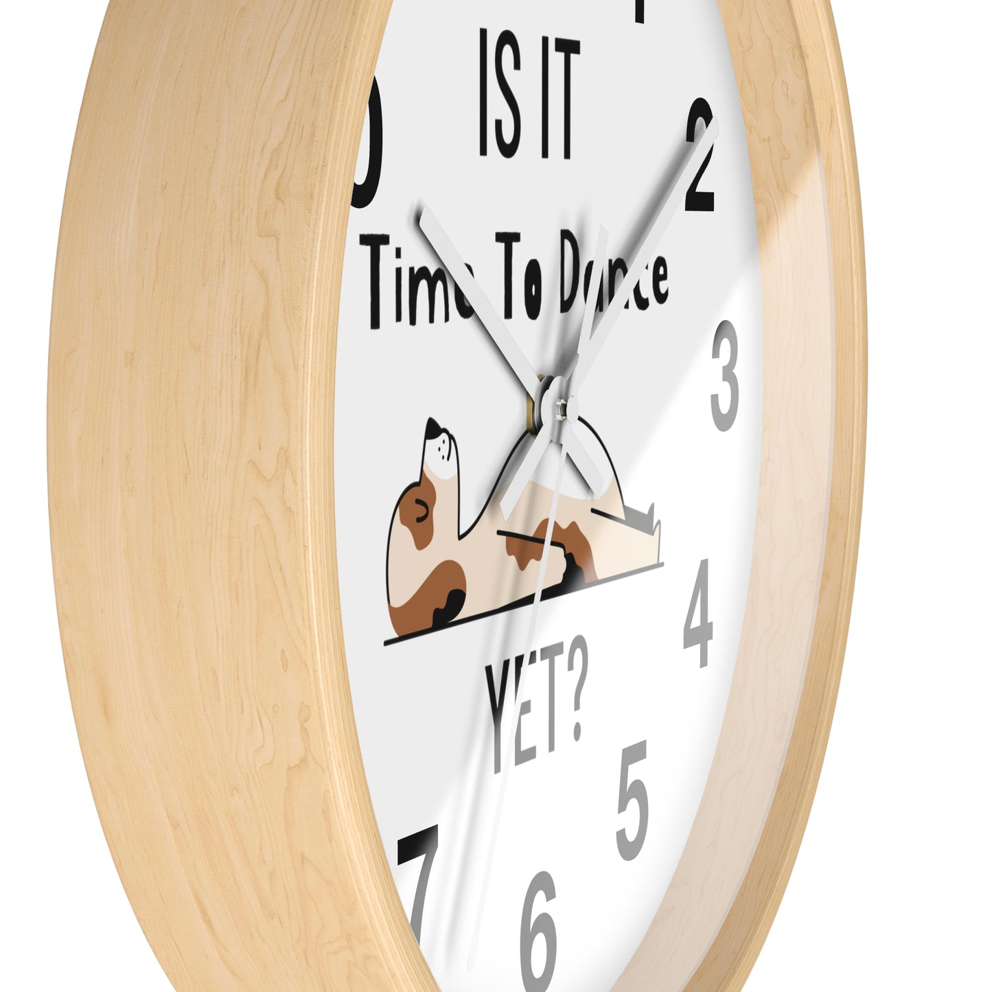 Is It Time To Dance Yet? Wall Clock