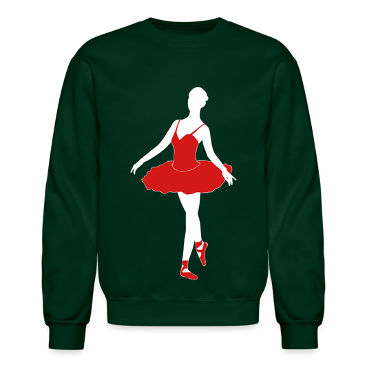 Nutcracker Season Sweatshirt - forest green