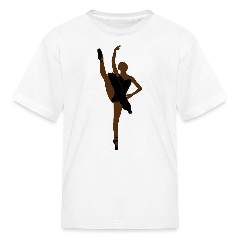 Ballerina  T-Shirt(Customizable) - white