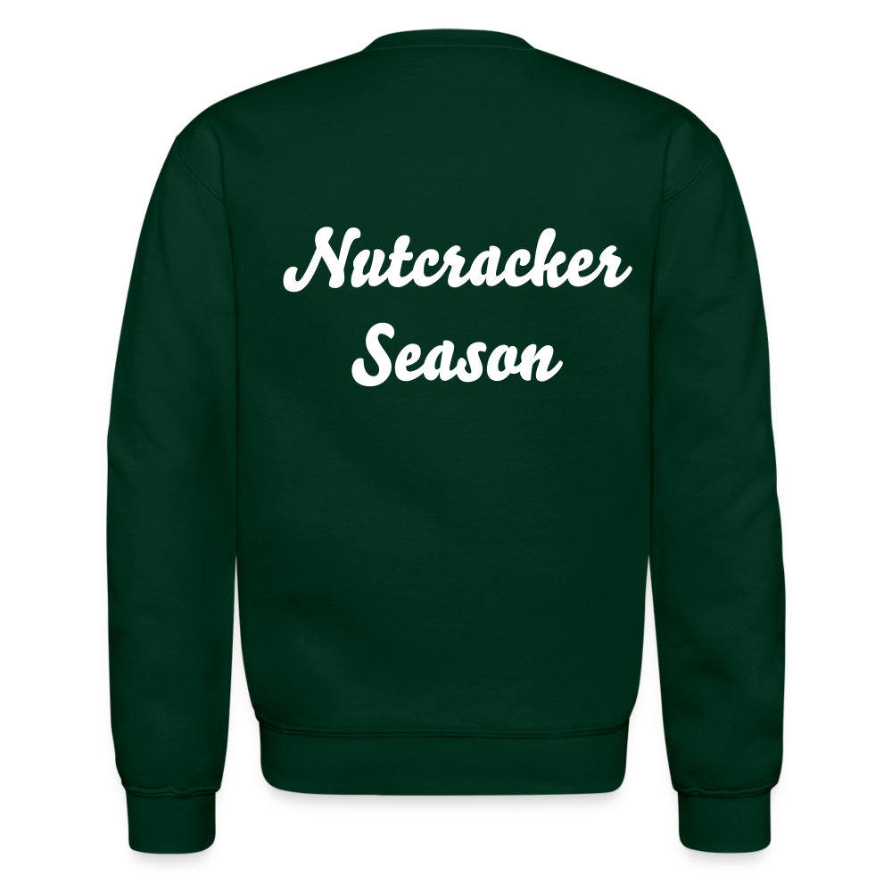 Nutcracker Season Sweatshirt - forest green