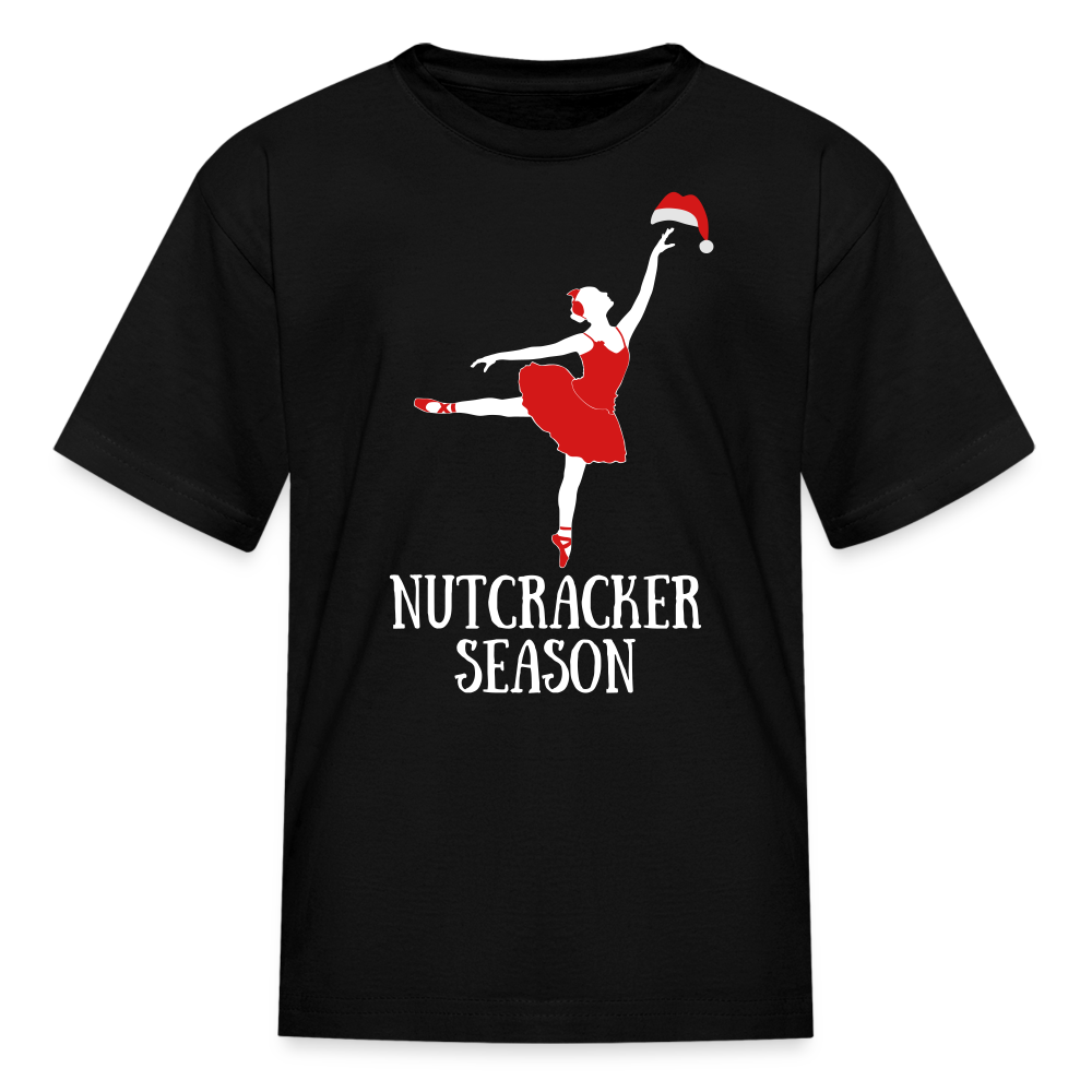 Nutcracker Season Girls Tee - black